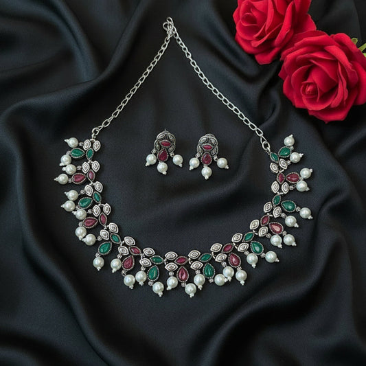 Gulrang Pearl Necklace Set