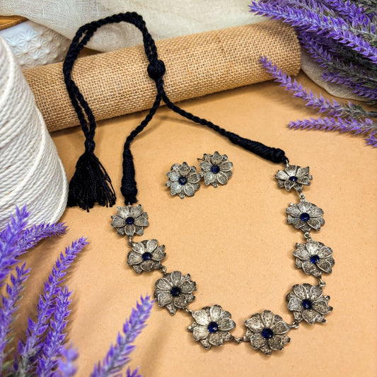 Varnika Set -Navy Blue