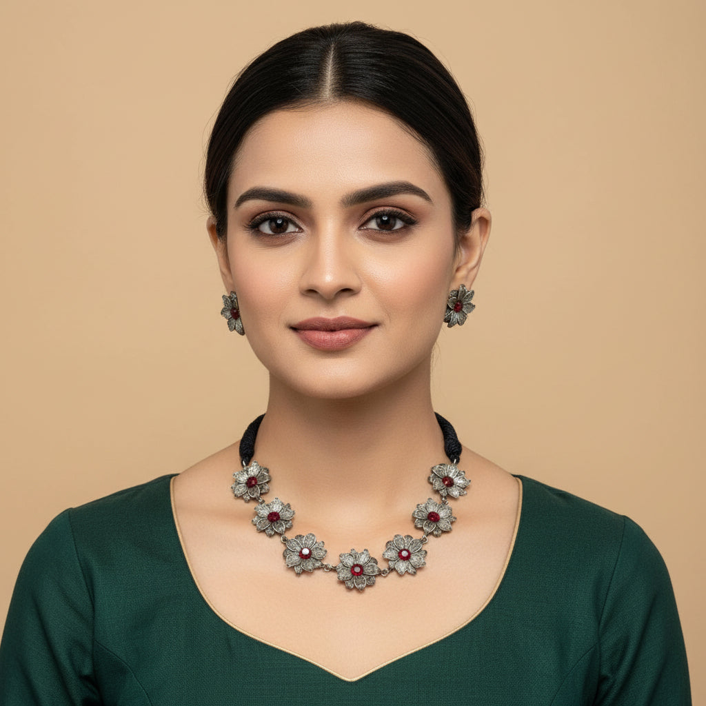 Varnika Set- Red