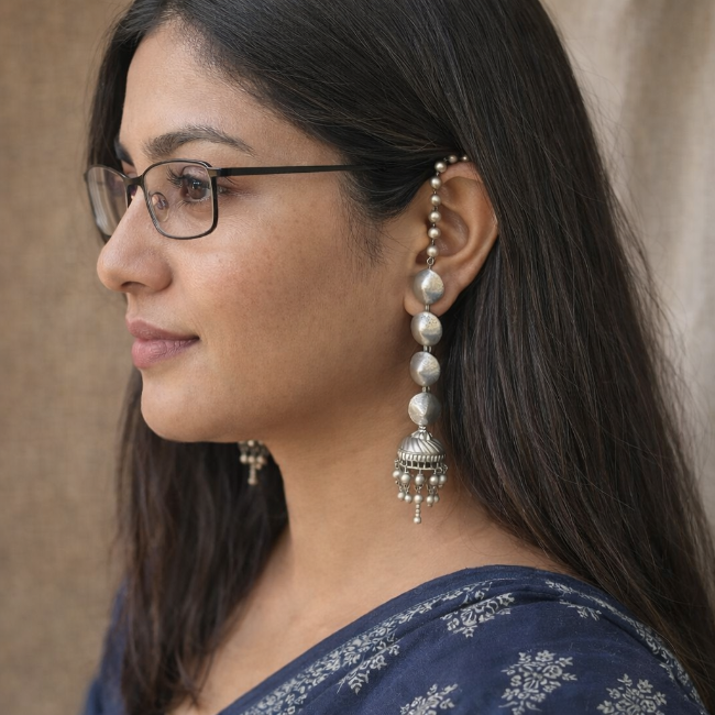 Neerja Chain Jhumkas