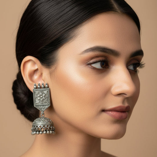 Oxidised Haldi Choker