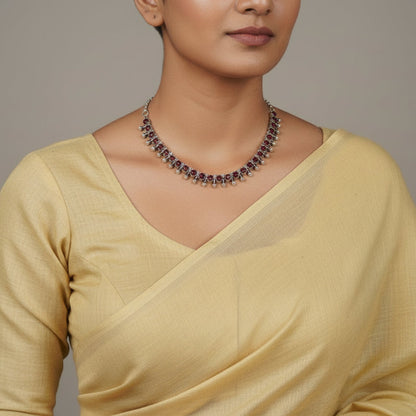 Classic Ruby Line Choker Set