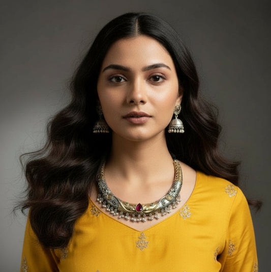 Kanak Pushpa Hasli Set