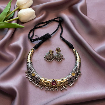 Kanak Pushpa Hasli Set