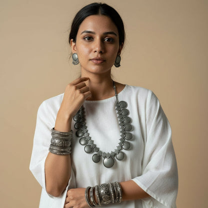 Tribal Coin Necklace Set