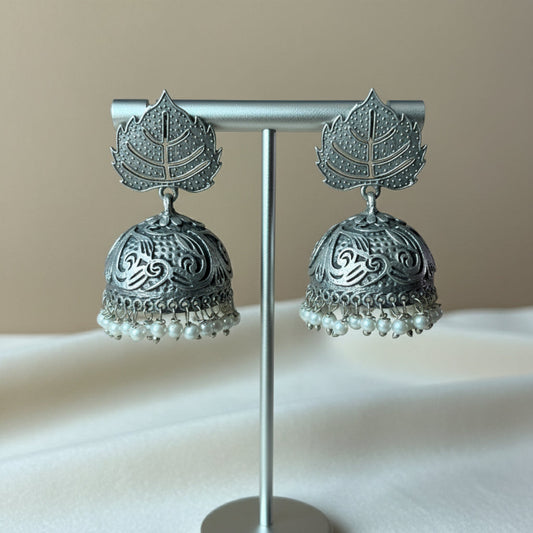 Pallavi Leaf Jhumkas