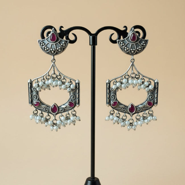 Rangriti Pearl Danglers