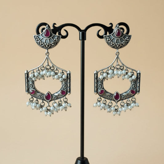 Rangriti Pearl Danglers