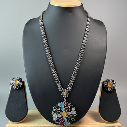 Gulika Mala Set -Navratna