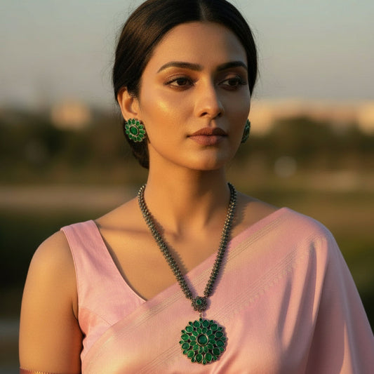 Gulika Mala Set-Green