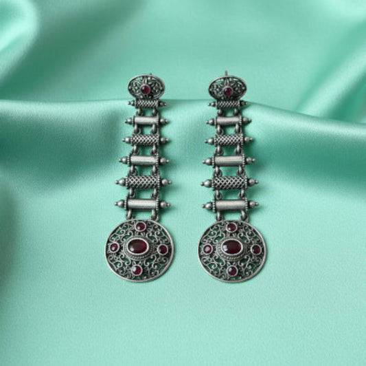 Red Statement Earring