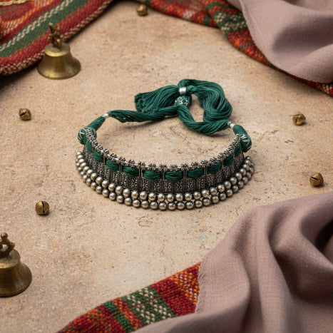 Zahra Emerald Choker