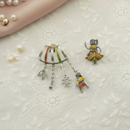 Raas Rang Mismatch Earrings
