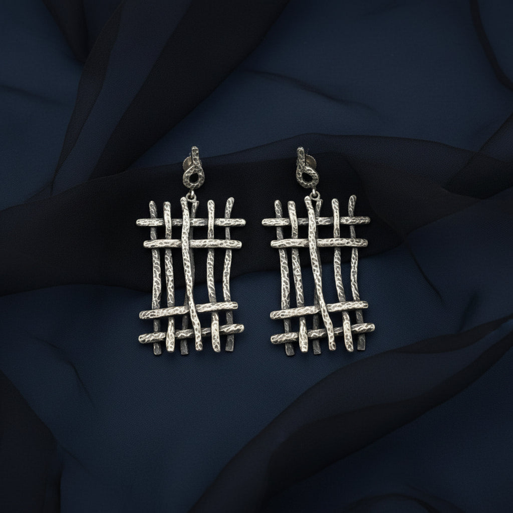 Gridline Statement Earrings