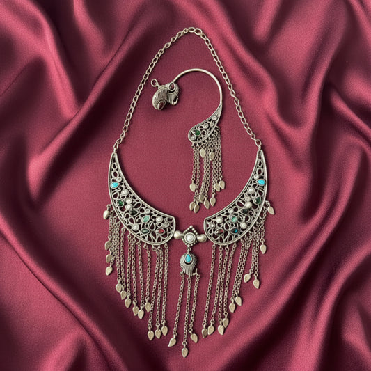 Noor Jharna Statement Necklace Set