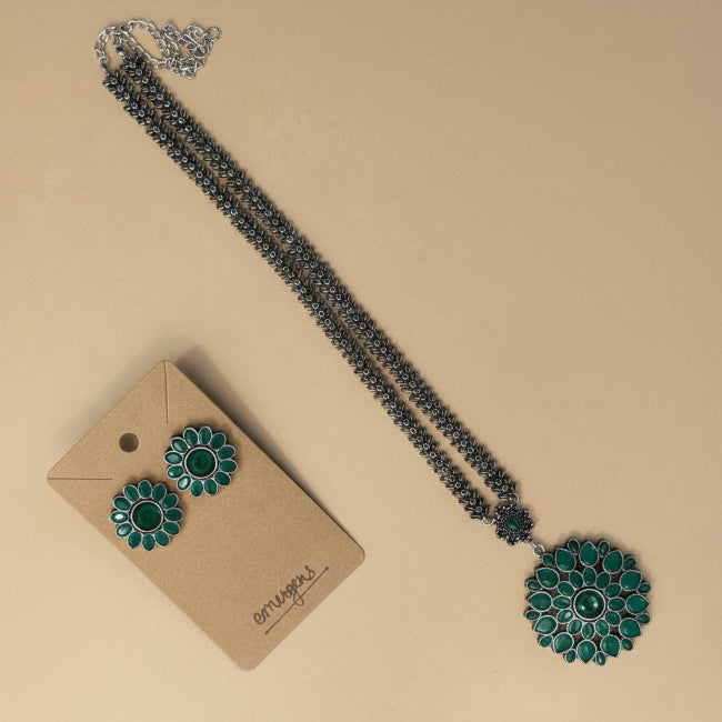 Gulika Mala Set-Green