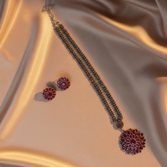Gulika Mala Set- Red