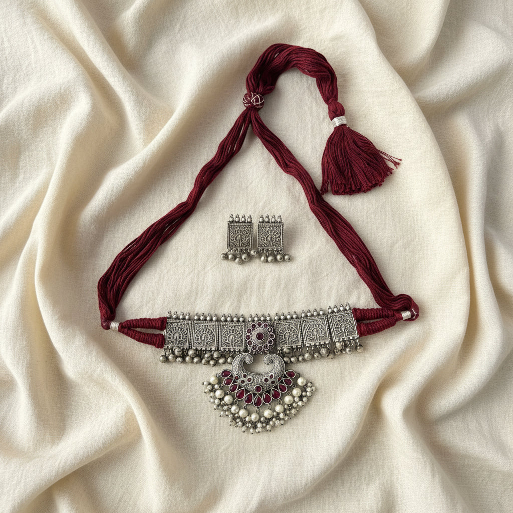 Ruby Dori Statement Choker Set