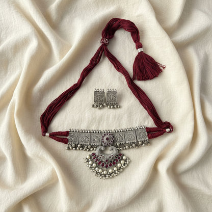 Ruby Dori Statement Choker Set