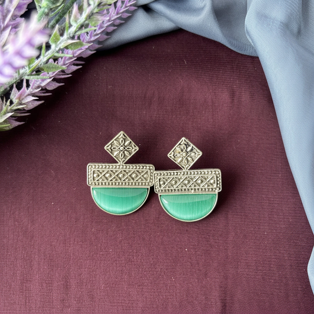 Aarunya Danglers - Green