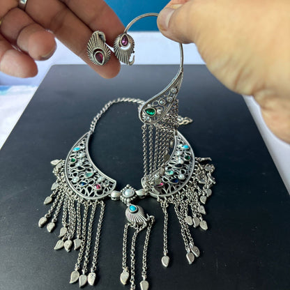 Noor Jharna Statement Necklace Set