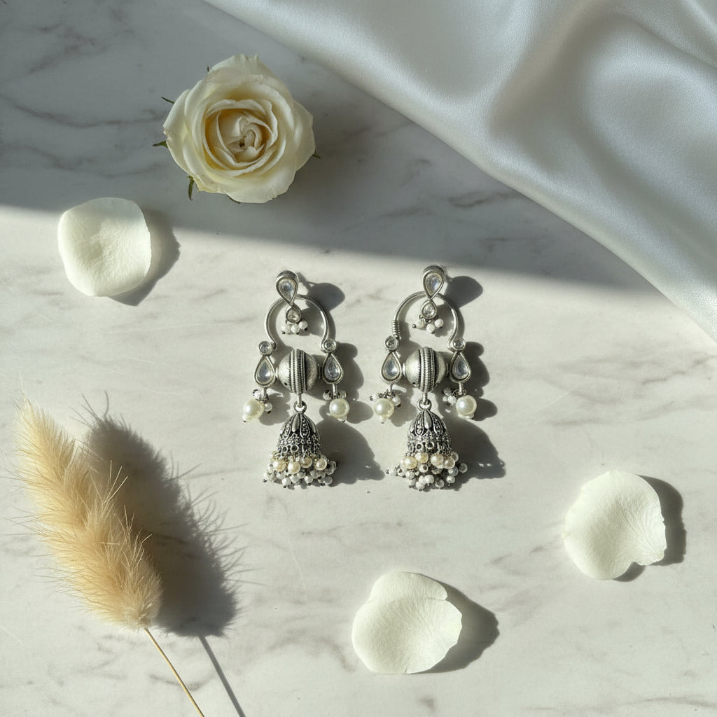 Amara Pearl Jhumkis